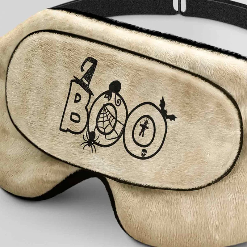 طرح Boo برای چشم بند خواب کورال